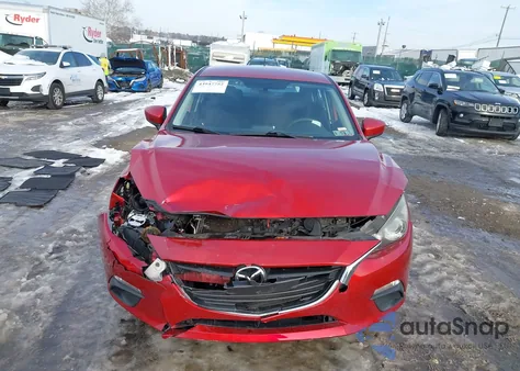 2014 Mazda Mazda3 I Sport from USA, damaged, VIN JM1BM1K78E1214586